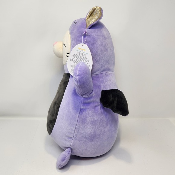 Hug Mees Squishmallows Cam the Cat Bat Costume 14" Plush Soft Toy Halloween New - Picture 3 of 6